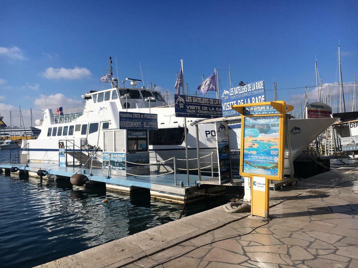 Cosy T2 Port de Toulon - Stade Mayol Clim, WIFI Gratuit Extérieur photo